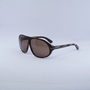 🕶️ New Tom Ford Nicolo FT0241 62J Sunglasses - Stripped Havana Frame